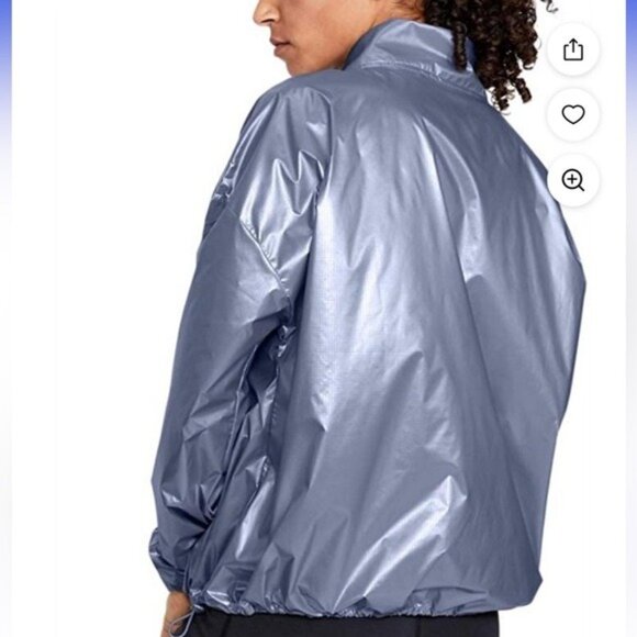 Under Armour Womens Training Fitness Athletic Jacket Size Large water-repellent - Picture 2 of 10